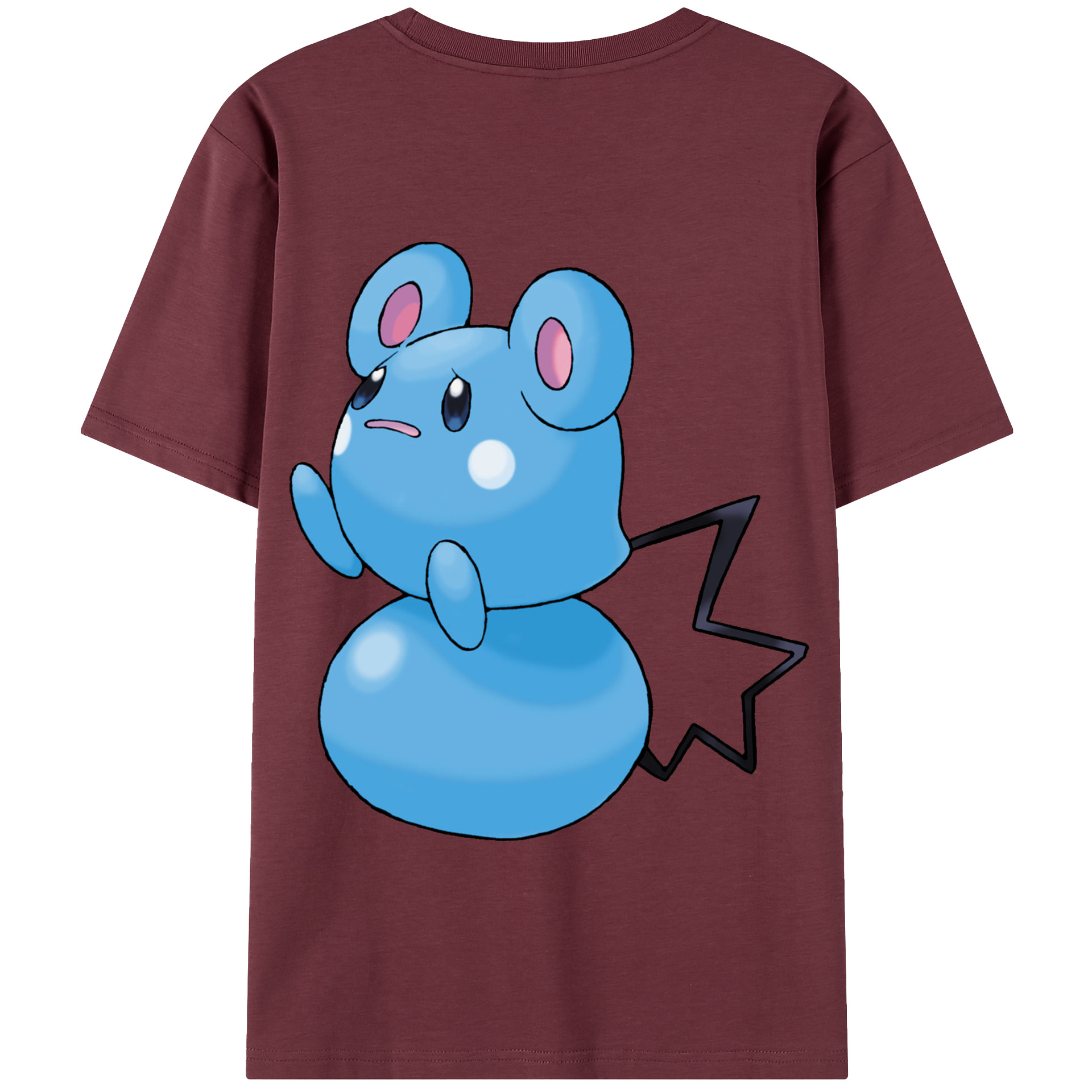 （画像用） ポケットモンスター Pokémon 綿100％半袖Tシャツ（背面プリント）